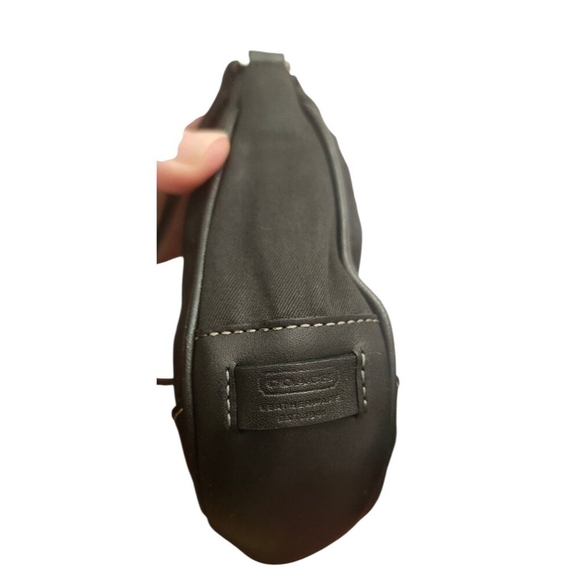 Vintage Coach black mini hand bag - rare circa late 1990's As Pictures - Picture 5 of 11